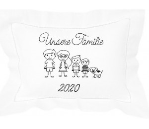 Stickserie - Familienbaukasten Strichmännchen Familie Strichmännchen